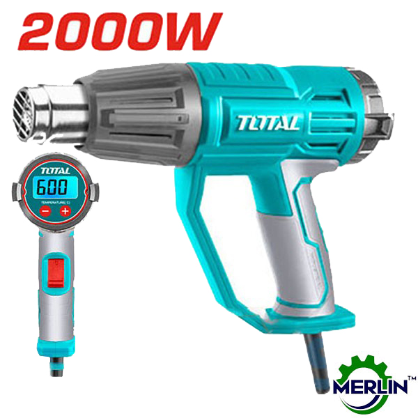 TOTAL 2000W HEAT WITH GUN LCD DISPLAY